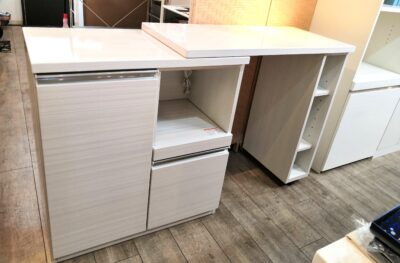 シギヤマ家具 FREED フリード 幅100㎝ ホワイト系 伸長カウンター 1