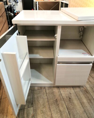 シギヤマ家具 FREED フリード 幅100㎝ ホワイト系 伸長カウンター 2