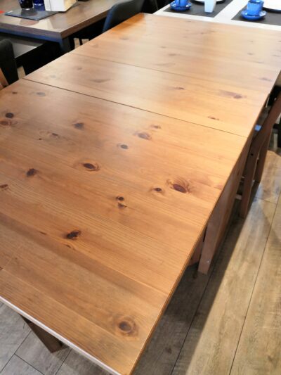 IKEA イケア NORDEN ノールデン パイン材 バタフライテーブル ゲートレッグテーブル＆チェア2脚セット4