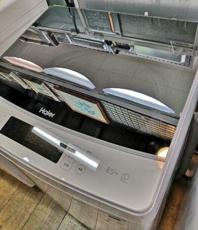 Haier ハイアール 2024年製 JW-KD85B ホワイト系 DDインバーター 縦型 8.5Kg 全自動洗濯機 2