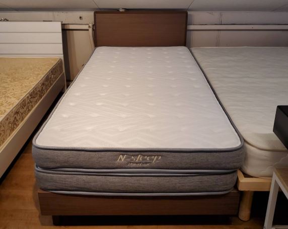 ☆シングルベッド 分離型マットレス ポケットコイル N-sleep 高密度