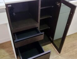 CRAFTKOGA　クラフトコガ　キッチンカウンター　レンジ台　食器棚　キッチン収納　食器収納　コンパクト　省スペース　単身　ひとり暮らし　石目調　石模様　モダン　スタイリッシュ　かっこいい　リサイクル　最良市場　天白区　名東区　昭和区　千種区　瑞穂区　緑区　日進市　豊明市　東郷町　買取　出張買取　高価買取　販売　お値打ち　特価　1点物　1点モノ　早い者勝ち　おすすめ　おしゃれ　中古品
