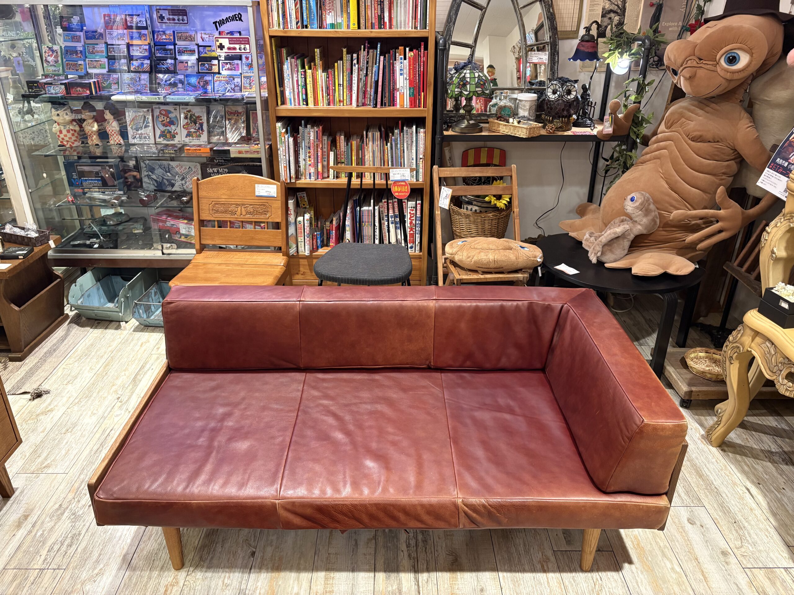 MOMO NATURAL スリムタイルワゴンL 中古品】MOMO NATURAL モモナチュラル LAND ランド SLIM WAGON TILE S