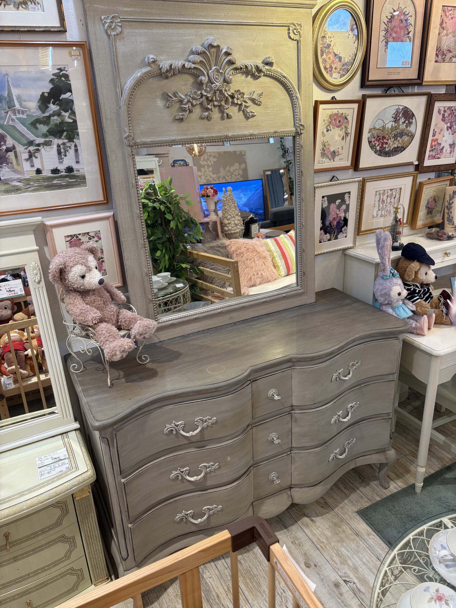 モデルルーム展示品 BLANC D'IVOIRE チェスト ブランディボワール BLANC D'IVOIREチェストANAISホワイト