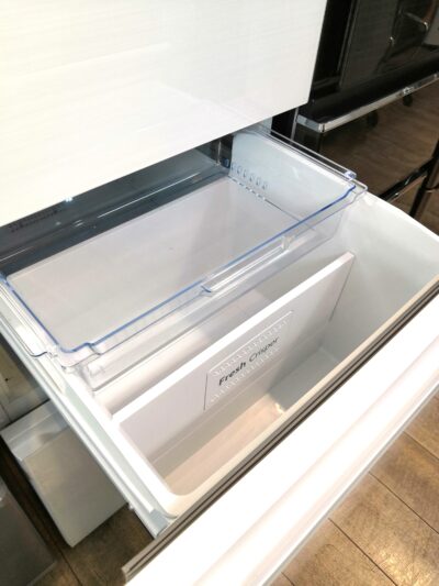 Hisense ハイセンス 2022年製 HR-G3601W 自動製氷 ガラスホワイト 358L 3ドア冷凍冷蔵庫 2