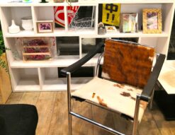 Cassina カッシーナ ヴィンテージ品 ポ二－革 毛皮 ル・コルビジェ LC1 スリングチェア 1
