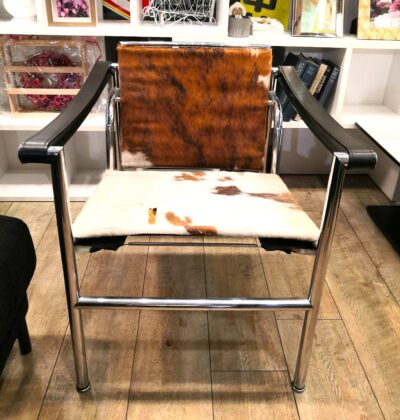 Cassina カッシーナ ヴィンテージ品 ポ二－革 毛皮 ル・コルビジェ LC1 スリングチェア