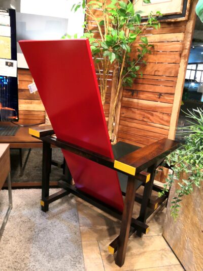 リプロダクト品 レア ヴィンテージ品 座れるアート RED AND BLUE ラウンジチェア 4