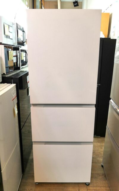 Panasonic 2024年製 マットホワイト NR-C33ES1-W 薄型 フラットデザイン 3ドア 326L 冷凍冷蔵庫 1