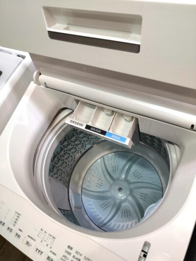 TOSHIBA AW-8DH2 縦型 ZABOON グランホワイト 2022年製 8㎏洗い 全自動洗濯機