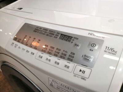 HITACHI 2022年製 BD-SG110HL 左開き ビッグドラム 風アイロン ホワイト 洗い11Kg 乾燥6Kg ドラム式洗濯乾燥機 3