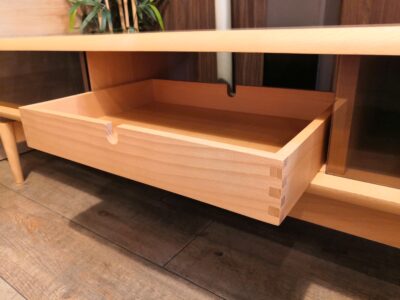 飛騨産業 HIDA キツツキ SEOTO セオト ナラ無垢材 幅160 テレビボード AVキャビネット 3