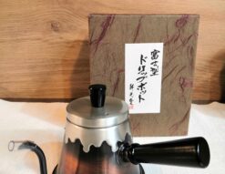 新光堂 赤銅仕上げ MF-1202 コーヒーポット 富士型ドリップポット 横手