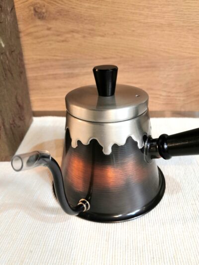 新光堂 赤銅仕上げ MF-1202 コーヒーポット 富士型ドリップポット 横手 4