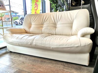 カリモク karimoku チターノ Chitano ホワイト系 レザー Z12132 Z922 2シーター 2人掛けソファ 2