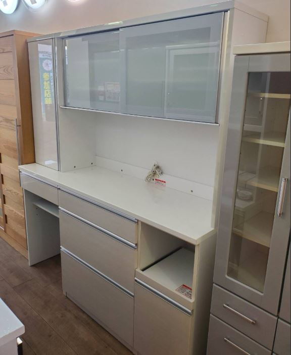 M061 高橋木工所　レンジボード キッチンボード 食器棚 幅1600ｍｍ M061 高橋木工所 レンジボード キッチンボード 食器棚 幅1600mm M061