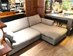 関家具 リラックスフォーム デパラⅡ グレー 左カウチ L字型 カウチソファ