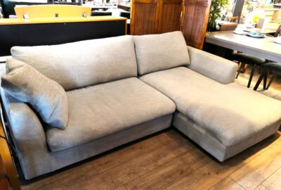 関家具 リラックスフォーム デパラⅡ グレー 左カウチ L字型 カウチソファ 1