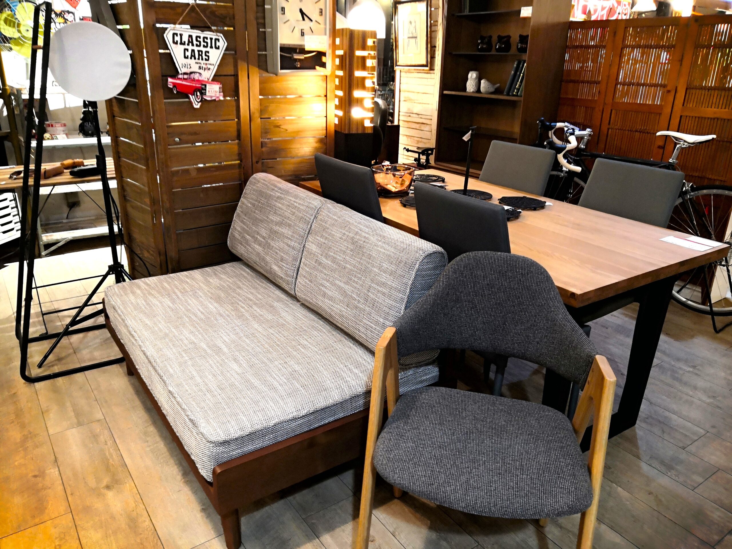 中古品】unico ALBERO アルベロ ウォールナットカラー ヴィンテージ