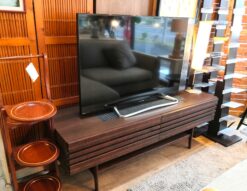 Meuble モーブル 大川家具 ハイタイプ ブラウン系 リビング収納 幅150 AVローボード