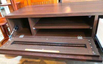Meuble モーブル 大川家具 ハイタイプ ブラウン系 リビング収納 幅150 AVローボード 3