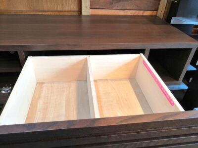 Meuble モーブル 大川家具 ハイタイプ ブラウン系 リビング収納 幅150 AVローボード 4