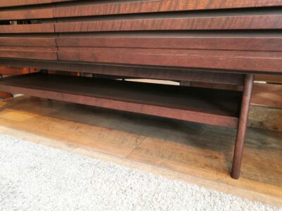 Meuble モーブル 大川家具 ハイタイプ ブラウン系 リビング収納 幅150 AVローボード 5