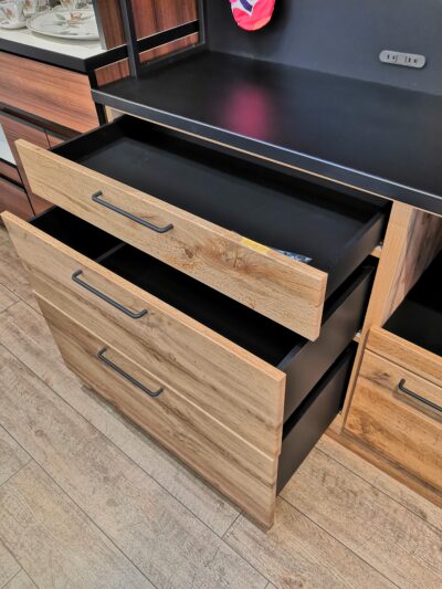 NITORI ソフトクローズタイプ ナチュラル マグネット キッチン収納 幅120 キッチンボード 2