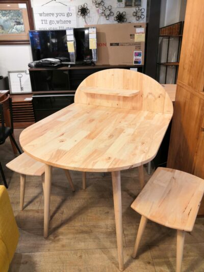 NATURAL SIGNATURE ChicoⅡ ナチュラル デスク ダイニングテーブル 学習机 ダイニング3点セット 1