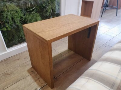 a.depeche アデペシュ ア・デペシュ chalet シャレット スツールテーブル スツール サイドテーブル コの字型テーブル ナイトテーブル オーク突板 2WAY仕様 コンパクト モダン ナチュラル インダストリアル メンズライク 男前 カフェ風 リサイクルショップ 再良市場 天白 名東 昭和 千種 瑞穂 緑 日進 豊明 東郷 おススメ オススメ お洒落 オシャレ 中古