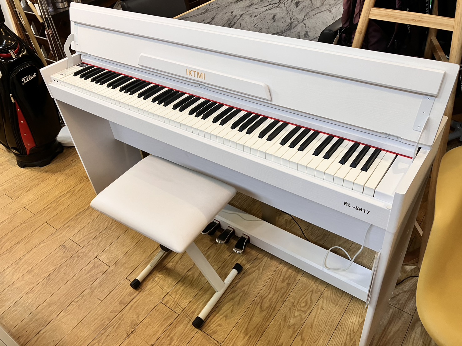 中古】電子ピアノ IKTMI BL-8817 2024年製 椅子つき 買取しました♪ 25