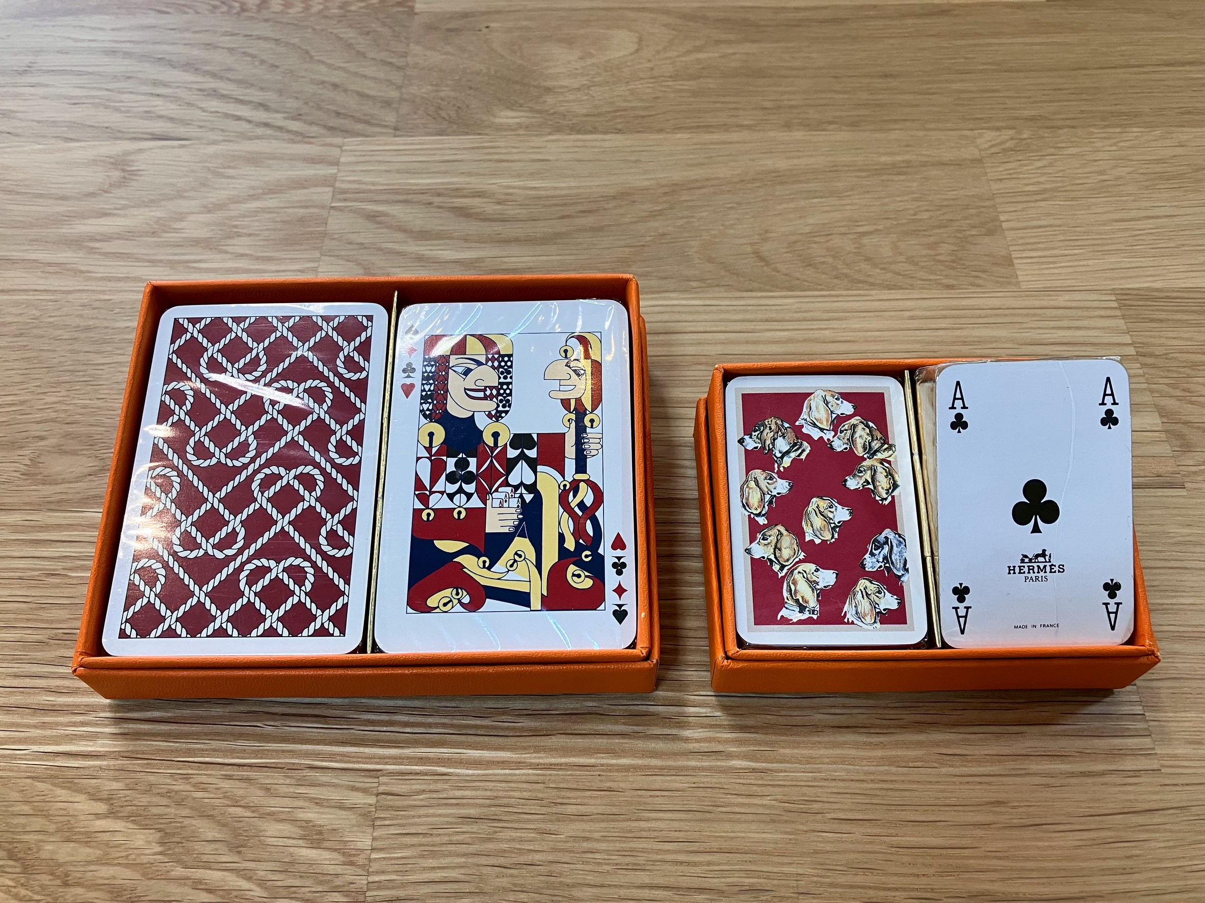 未使用品】HERMES トランプ コレクション 犬柄 2デッキセット