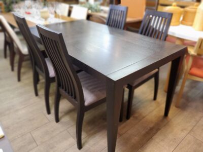 ACTUS アクタス ダイニング5点セット 4人掛け 4人用 ダイニングセット 食卓セット 食卓テーブルセット ダイニングテーブル ダイニングチェア ハイバックチェア 格子デザイン シンプル モダン ダークブラウン カバーリング 古民家風 リサイクルショップ 再良市場 天白 名東 昭和 千種 瑞穂 緑 日進 豊明 東郷 おススメ オススメ お洒落 オシャレ 中古