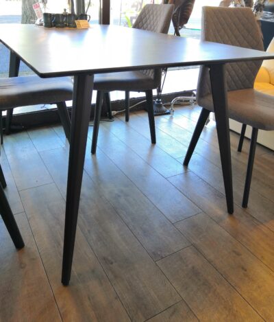 TARNY ダルトン ダークグレー セラミックダイニング5点セット 3