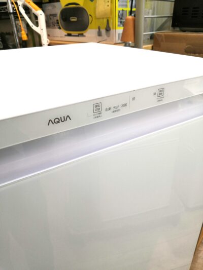 AQUA COOL CABINET 2024年製 クリスタルホワイト 3温切り替え ファン式 134L 1ドア フリーザー 冷凍庫 1