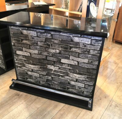 間仕切り 可動棚 鏡面 レンガ調 ヨーロピアン バーカウンター カウンターテーブル 1