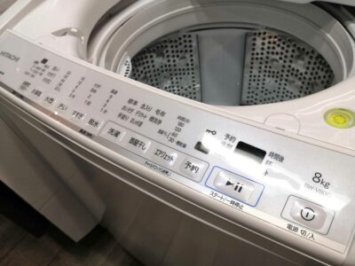 HITACHI ビートウォッシュ インバーター 2022年製 BW-V80G ホワイトシャンパン 上開き 縦型 8㎏洗い 全自動洗濯機 4