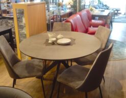 ラウンドダイニング5点セット ダイニングテーブル