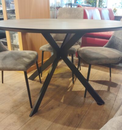 ラウンドダイニング5点セット ダイニングテーブル 3