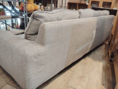 unico BETHAN ベサン 替えカバー付き カバーリングソファ ライトグレー系 三人掛け 3シーターソファ 3