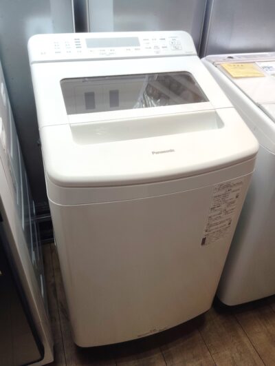 Panasonic 2024年製 NA-SJFA8K2 マットホワイト 自動投入 縦型 インバーター搭載 8Kg 全自動洗濯機 1