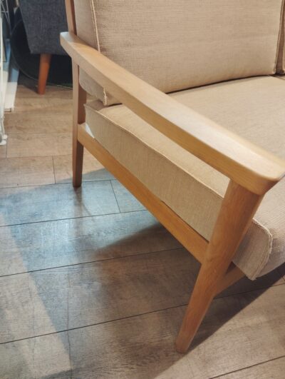 IDC大塚 シネマ オーク材 リビング家具 2人掛け 2シーターソファ ローテーブル 2