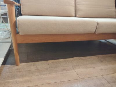 IDC大塚 シネマ オーク材 リビング家具 2人掛け 2シーターソファ ローテーブル 5