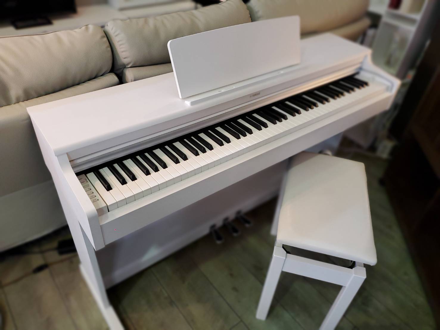 ☆YAMAHA ヤマハ 電子ピアノ ARIUS アリウス YDP-164 ホワイトウッド調