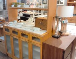 キッチン収納 作業台 タイル仕様 ナチュラル 対面型 キッチン収納 間仕切り 対面式キッチンカウンター