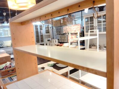 キッチン収納 作業台 タイル仕様 ナチュラル 対面型 キッチン収納 間仕切り 対面式キッチンカウンター 7