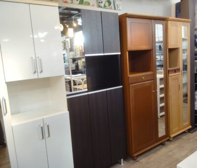 玄関収納 ハイタイプ ダークブラウン ナチュラル ブラウン系 玄関家具 シューズボックス 2