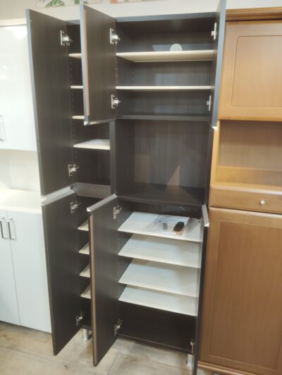 玄関収納 ハイタイプ ダークブラウン ナチュラル ブラウン系 玄関家具 シューズボックス 1