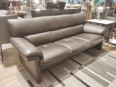 カリモク karimoku ZU34モデル 本革 ダークブラウン 3人掛け 3シーターソファ 1