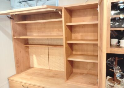 MOMO NATURAL モモナチュラル VIBO ヴィボ アルダー材 木製 幅120㎝ カップボード 1